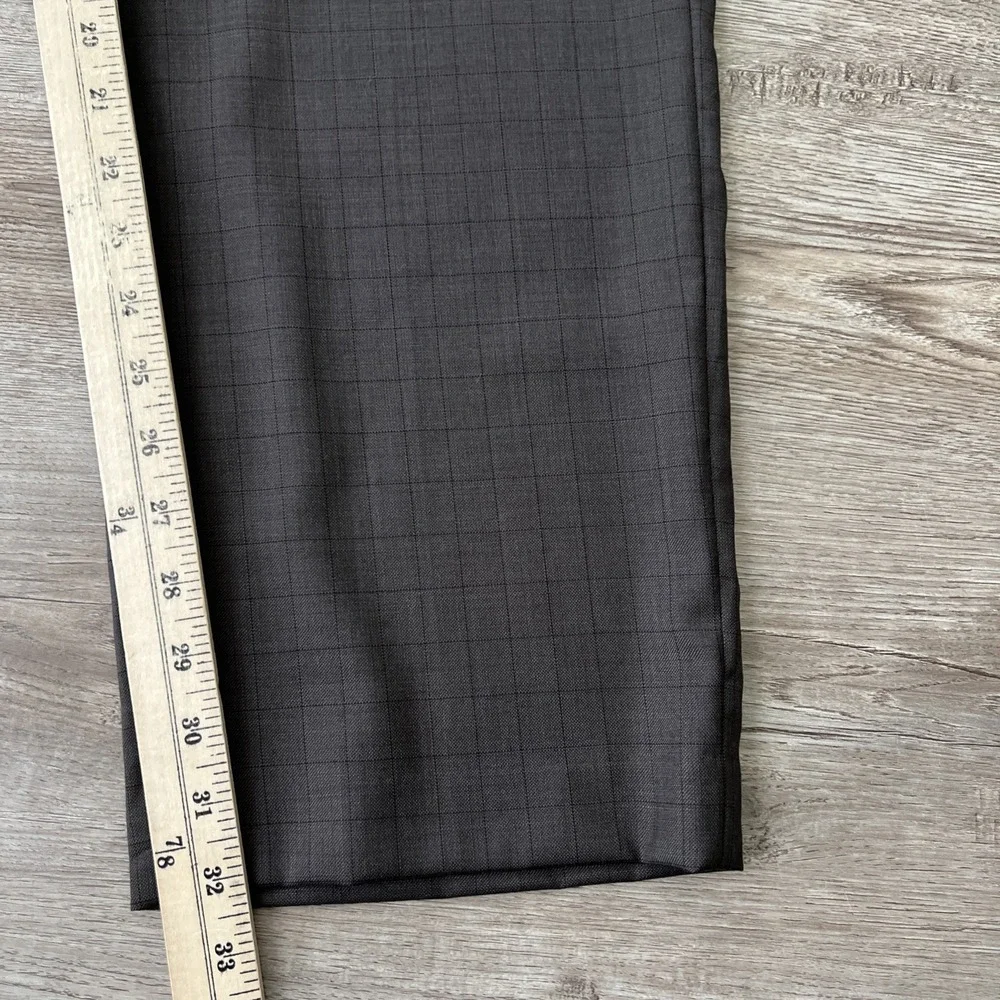 NWT Lauren Ralph Lauren Dress Pants Mens 42x32 Charcoal Gray 100% Wool